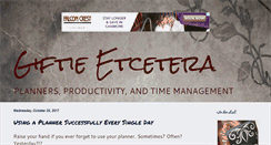 Desktop Screenshot of giftieetcetera.com